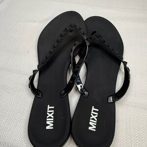 Mixit Women's Black Studded Sandals